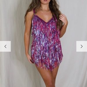 Amazing lace fringe dress, eras tour outfit